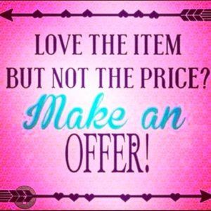 No lowballs- if your offer is 50% on 1 item, you're shopping in the wrong closet